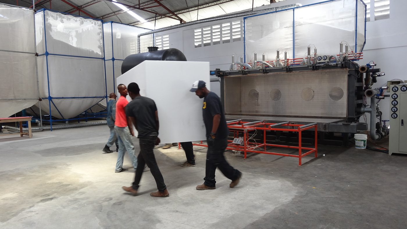 Horizontal Styrofoam EPS Block Molding Machine