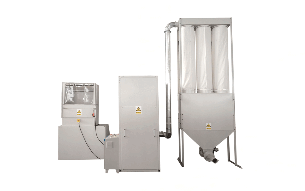 YouXin EPS Recycling Machine with crusher, de-duster and mixer