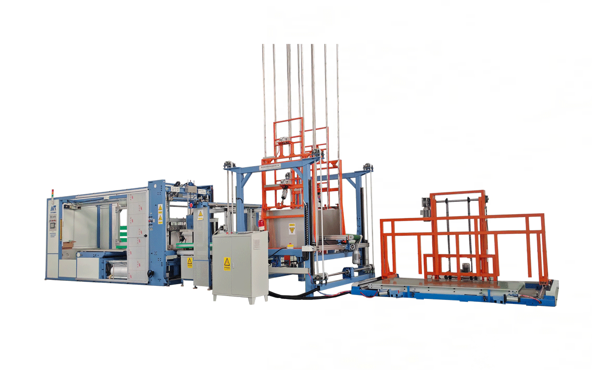 YouXin 6-side PE film wrapping machine wrapping EPS shape products