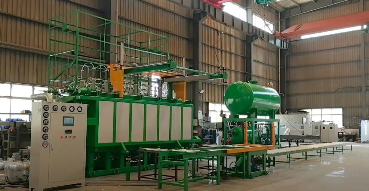 EPS BLOCK MOULDING MACHINE TEST BEFORE SHIPMENT